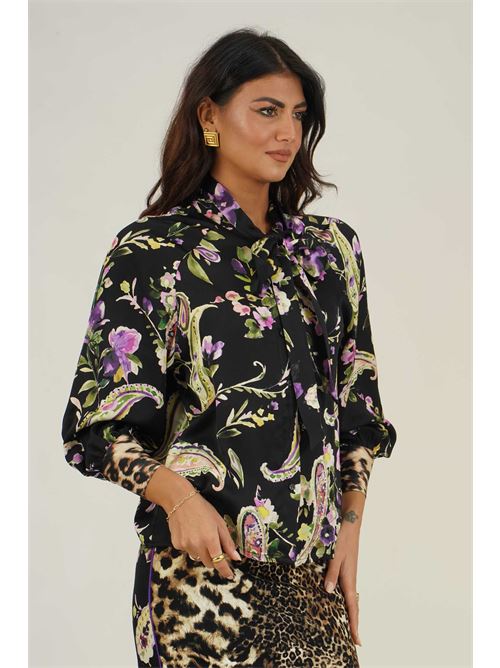 Camicia in viscosa fantasia LAFTY.LIE | 01R219FANTASIA NERO